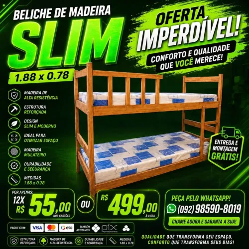 Beliche Madeira Novo R$ 499,00 a Pronta Entrega