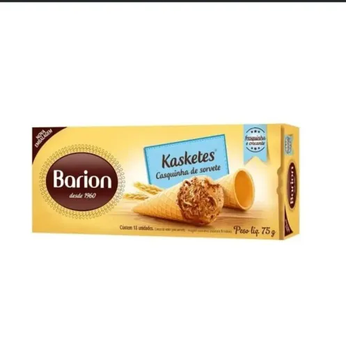 Casquinha de Sorvete Kasketes Barion CX com 24 und