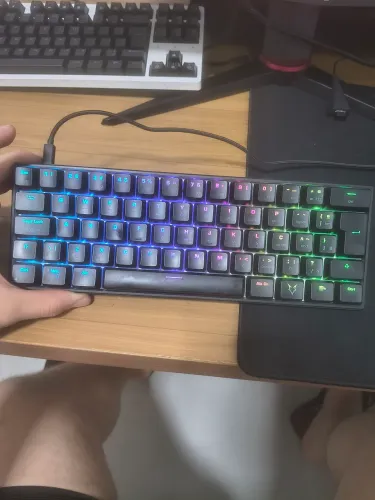 Teclado 60% husky blizzard
