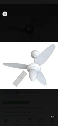 Ventilador de teto excelente
