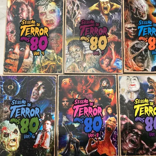 dvd coleção terror anos 80 - completa