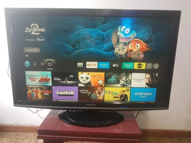 TV LCD 42 com  Conversor Digital e FIRE TV STICK (COMBO 3 EM 1)