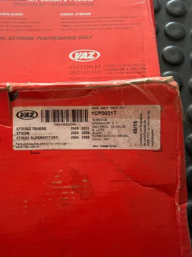 Kit coroa e pião Xt 660 e tenere 660 Albert *77