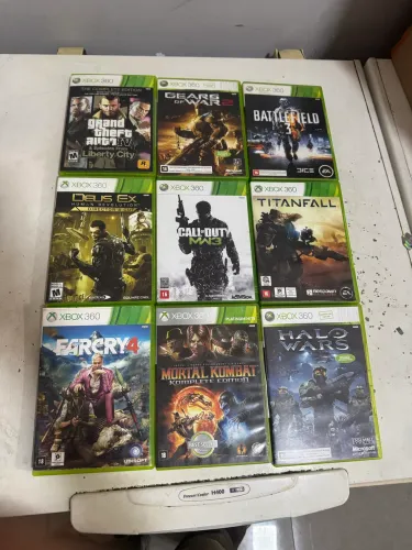 LOTE DE 9 JOGOS DE XBOX 360 ORIGINAIS(ENVIO OLX PAY)