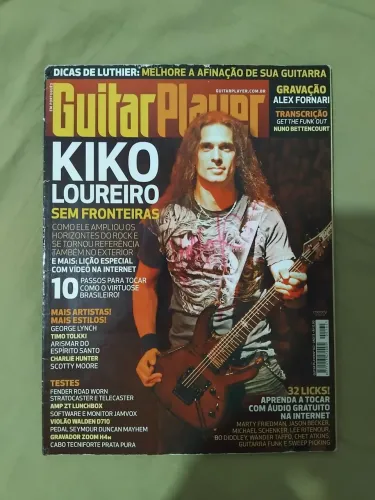 Revista Kiko Loureiro Autografado 