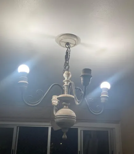 Lustre de 4 lampâdas