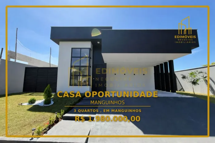 Viva Bem em Manguinhos: Casa com Garagem e Edícula