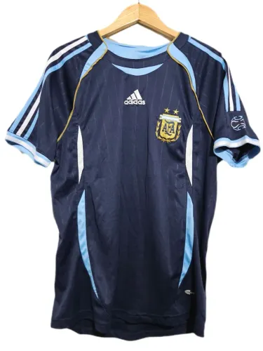 Camisa camiseta Seleção Argentina 2006 2 II away Retro