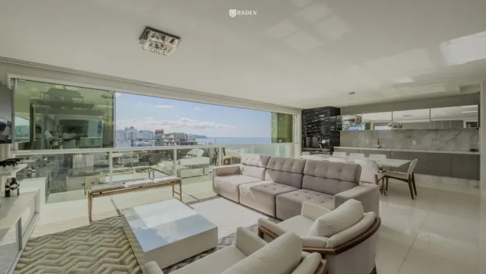 Apartamento 4 Suítes Frente Mar Mirage Residence, Praia Brava