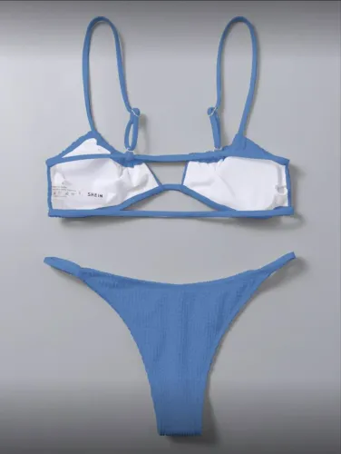 Biquíni azul Desapego SHEIN