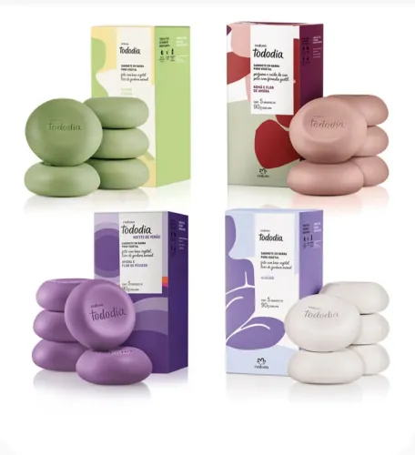 Kit sabonete tododia natura 4 caixa - sortido 