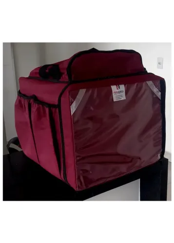 Bag P/ Delivery Motoboy Entregador Mochila Com Caixa de Isopor Já Forrada