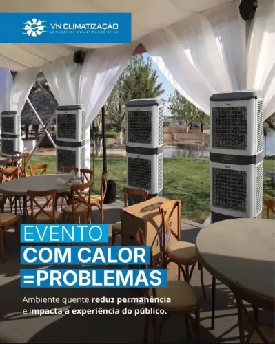 CLIMATIZADOR DE AR PORTÁTIL (LOCAÇÃO)