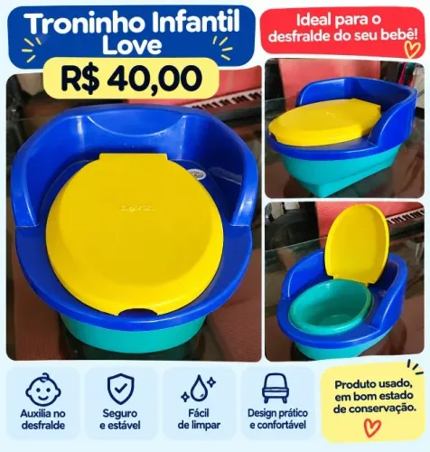 Troninho infantil Love