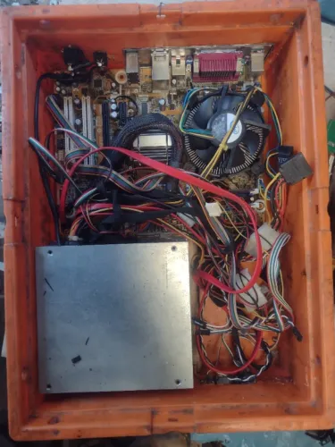 Placa mãe funcionando duocore +fonte+leitir