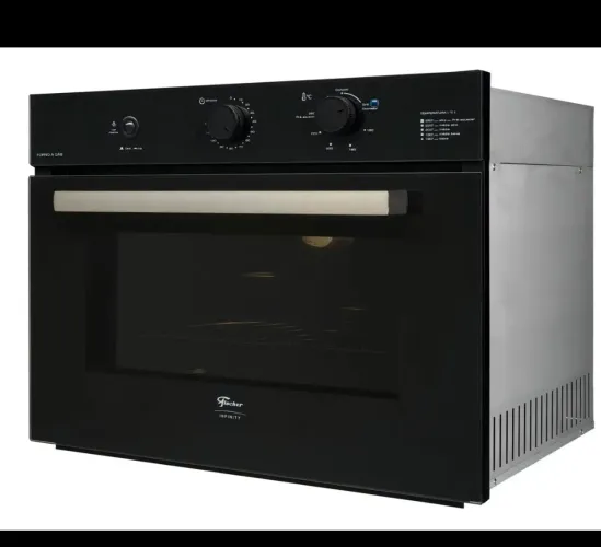 Forno de embutir a gás Fischer infinity 50l, novo na caixa 
