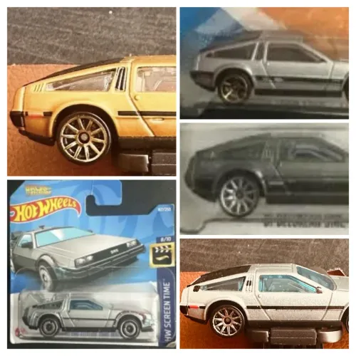 Coleção Hot Wheels Delorean 5