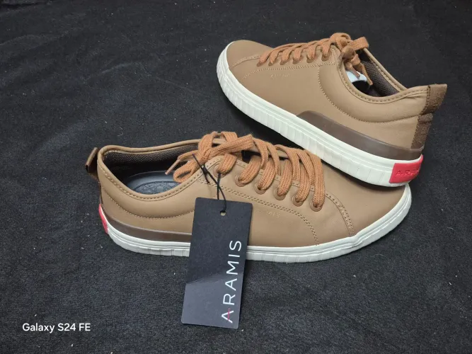 Tênis Aramis Deep Leather Marrom 