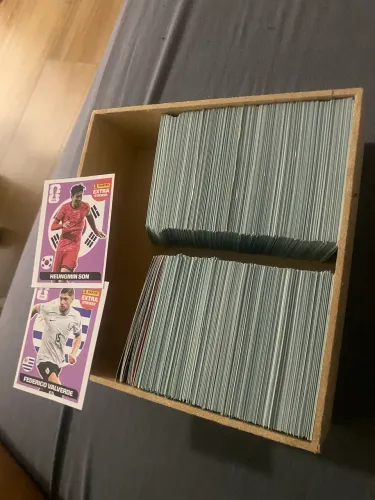 Lote 400 figurinhas da copa 2026