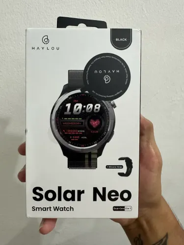 Relógio haylou solar neo (semi novo)