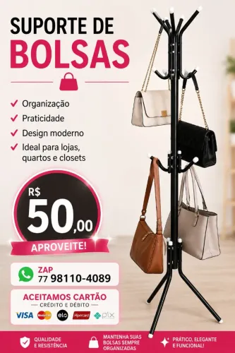 Suporte de bolsas
