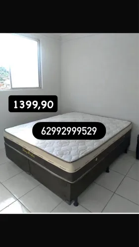 Colchão mais box Queen size preço imbatível
