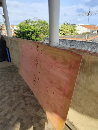 2 Chapas de compensado rosa 2,20X1,10m