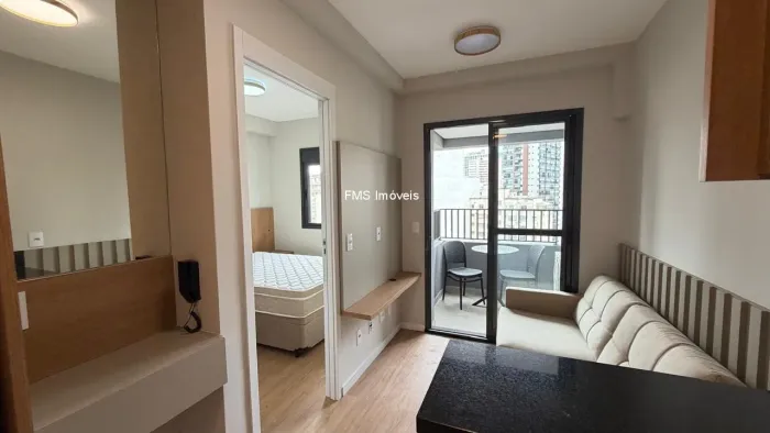 Apartamento para locação na Bela Vista, São Paulo-SP: 1 quarto, 1 sala, 1 banheiro, 26m² d