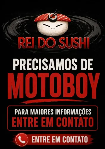 Precisamos de motoboy para delivery 