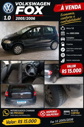 Volkswagen Fox Plus 1.0mi/ 1.0mi Total Flex 8V 4P 2006