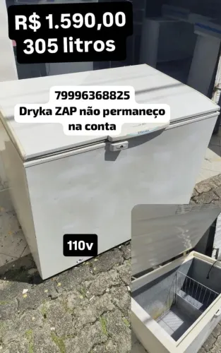 Freezer uma porta top