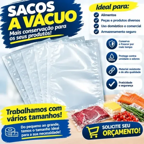 saco para embalar a vácuo