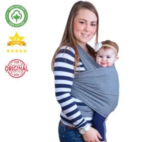 Canguru para Bebê Sling - Malha em Poliéster - 5 metros
