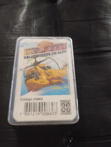 Super Trunfo da Grow , HELICOPTEROS , completo , no estojo