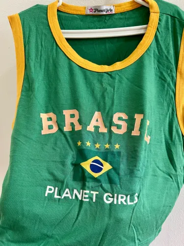 Blusa Brasil Planet Girls