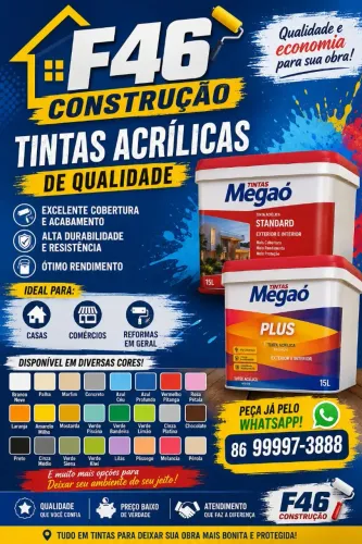 Tintas acrílicas parede 