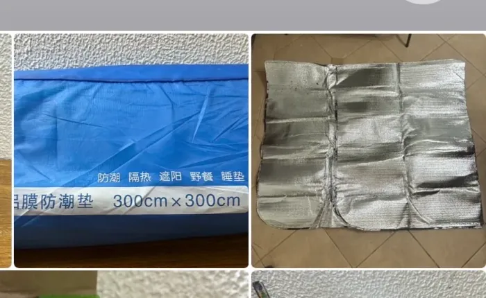 Manta Térmica para Camping - nova Impermeável e Isolante