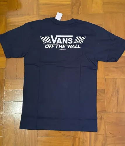 Camiseta Vans Racing Flags M azul marinho