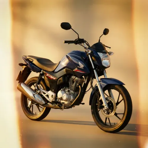 Honda CG 160 2025 - Azul Marinho - Pouco uso - Excelente Estado