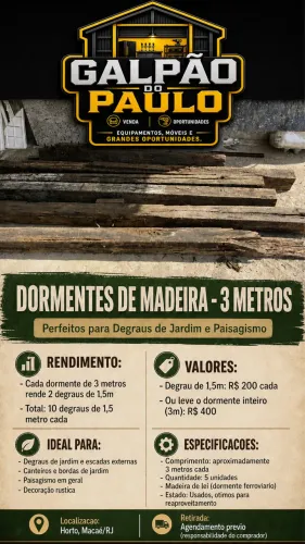 Dormentes Rústicos