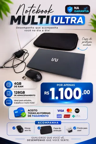 Notebook Multi Ultra semi novo