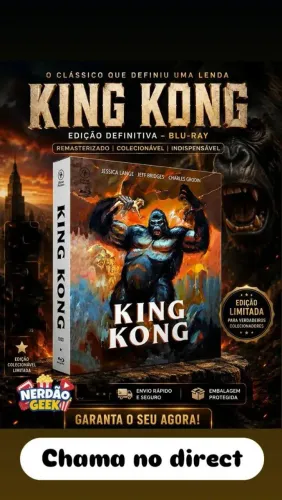 Blu-ray King Kong Obras primas do cinema edição de colecionador