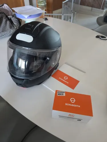 Capacete SCHUMBERT + intercomunicador Schuberth Sc Edge Cardo Headset<br><br>