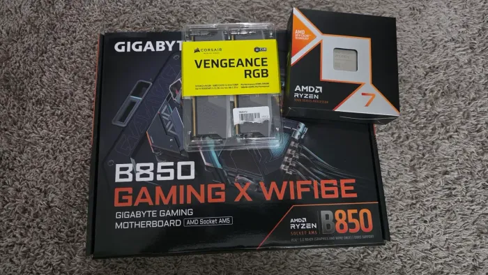 Kit Upgrade 9800x3d + B850 Gaming X Wifi6 + 32GB Ram + RTX 4080 Super PNY
