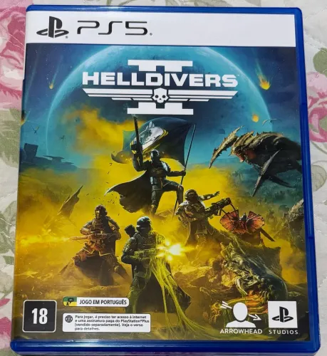 Helldivers 2 PS5 - Usado pouquíssimo só pra testar 