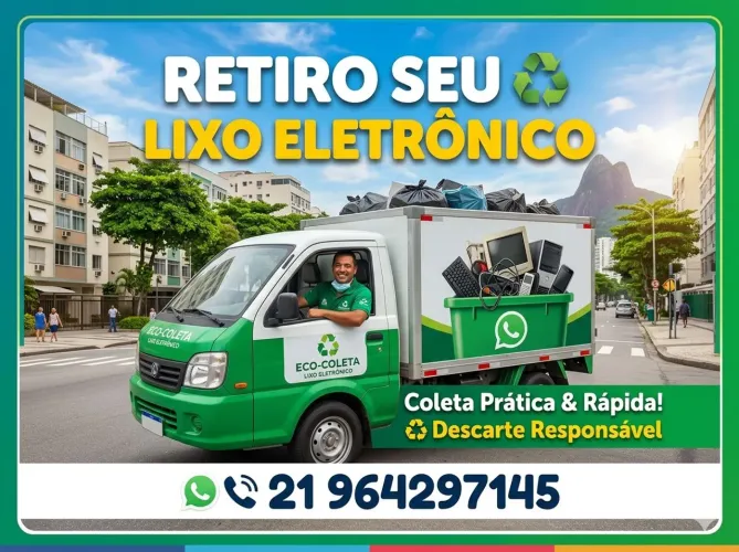 Retiro seu lixo eletrônico 