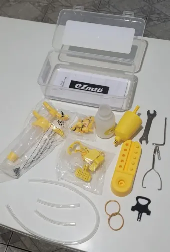KIT NOVO - PARA SANGRIA DE FREIOS HIDRÁULICO DE BICICLETA