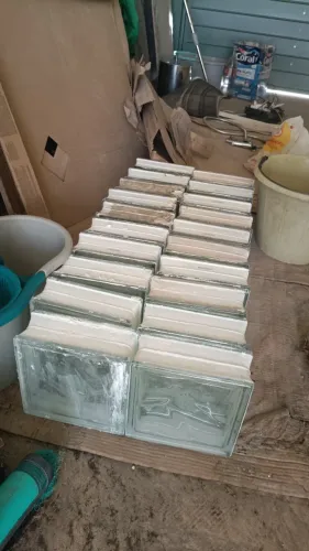 20 Blocos de vidro
