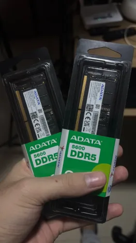KIT 2 Memórias RAM de 16Gb DDR5 5600 Notebook (MARCA ADATA) Usado em perfeitas condições