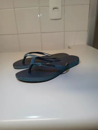 Chinelo Havaianas com Brilho 35-36